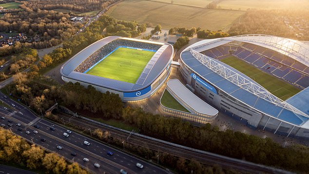 Brighton unveil plans for new attached women’s stadium by Amex