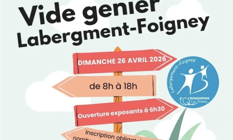Labergement-Foigney : le retour historique du vide-grenier
