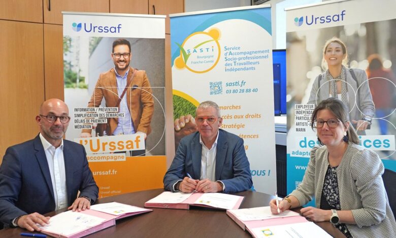 BOURGOGNE-FRANCHE-COMTÉ : convention URSSAF–SASTI pour mieux aider les indépendants