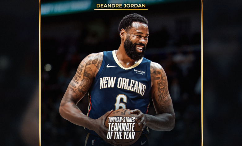 DeAndre Jordan named Twyman-Stokes Teammate of the Year
