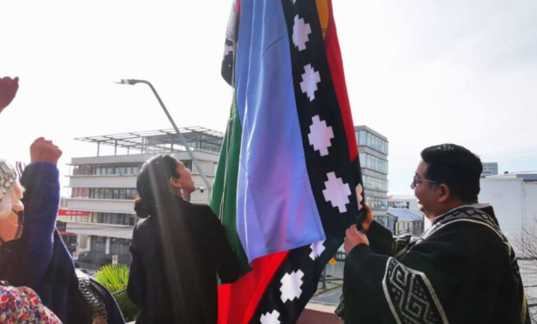 Paulina Purrán cuestiona retiro de la bandera mapuche en el Biobío