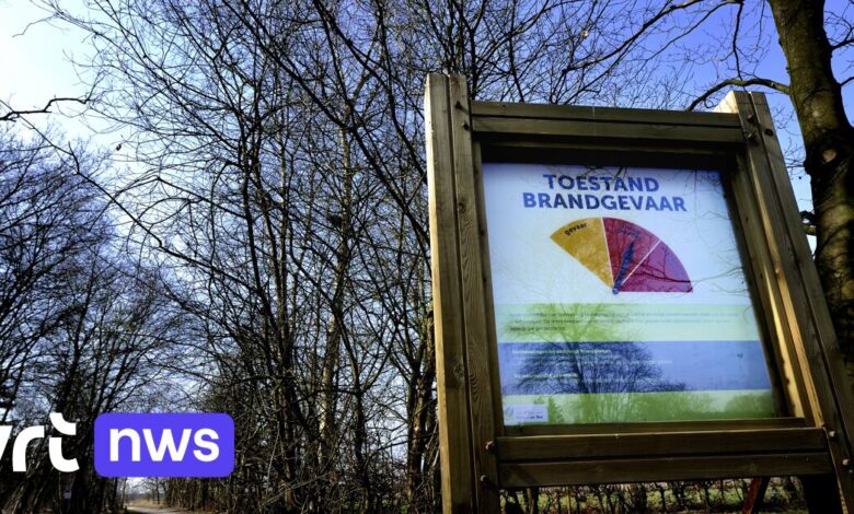 Brandgevaar door droogte: code oranje voor alle natuurgebieden in Vlaanderen