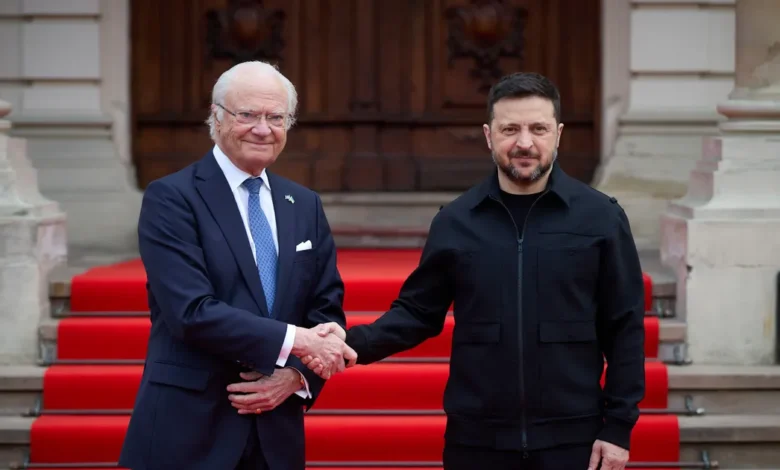 1515. sõjapäev Ukrainas: Zelenskõi ja Rootsi kuningas tugevdavad kaitsekoostööd