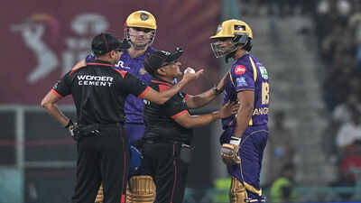 IPL 2026: Angkrish Raghuvanshi’s Obstructing the Field Call Ignites KKR vs LSG Drama