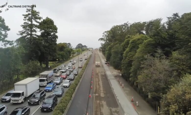 Caltrans repaves 19th Ave: SF drivers brace for delays
