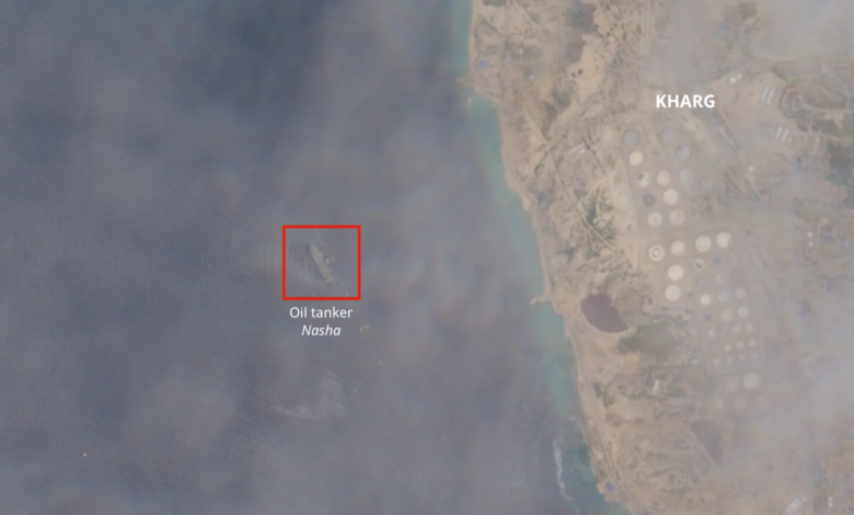 Iran Turns to Old Supertanker as US Blockade Tightens