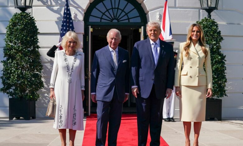 Visita a Washington: Carlo III e Camilla con Trump