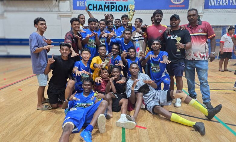 Tilak High School wins U19 futsal title on debut