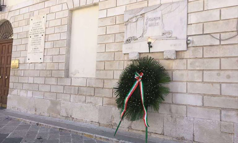 Corato celebra il 25 aprile, il messaggio del sindaco De Benedittis