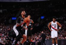 Spurs’ Stephon Castle Leads 120-108 Game 3 Win Over Blazers as Wemby Sidelined