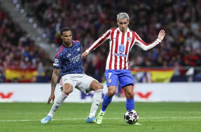 Atlético y Arsenal empatan 1-1 y dejan abierta la semifinal