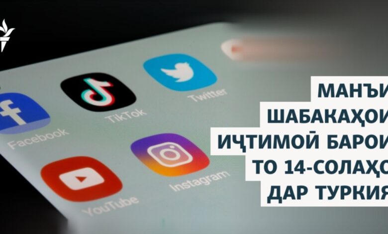 Манъи шабакаҳои иҷтимоӣ барои то 14-солаҳо дар Туркия: чӣ тағйир меёбад?