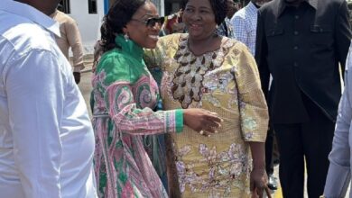 Grace Ayensu-Danquah Welcomes Naana Jane Opoku-Agyemang in Western Region Stopover
