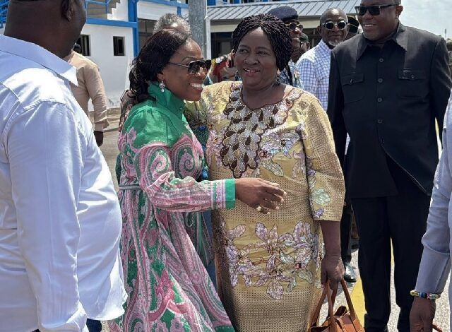 Grace Ayensu-Danquah Welcomes Naana Jane Opoku-Agyemang in Western Region Stopover