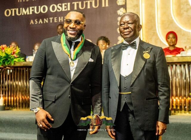 Asantehene Honours Prophet Eric Uche Boahen at Manhyia Gala