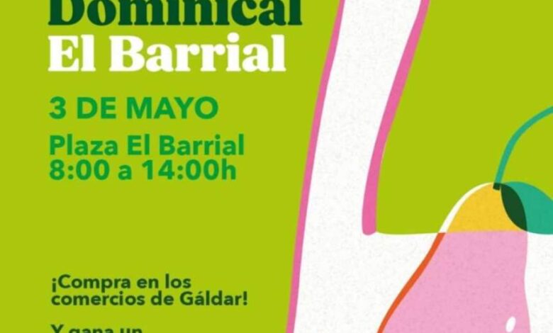 Cuenta atrás en Barrial: todo preparado para el Mercadillo Dominical del 3 de mayo
