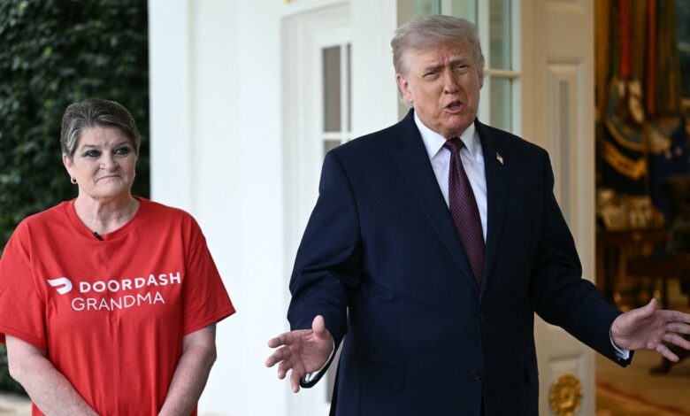 Trump’s DoorDash Stunt Backfires on Rising Fuel Costs