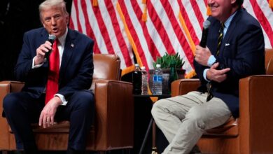 Trump Calls Tucker Carlson “Low IQ” After Poll Spotlight