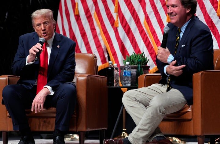 Trump Calls Tucker Carlson “Low IQ” After Poll Spotlight