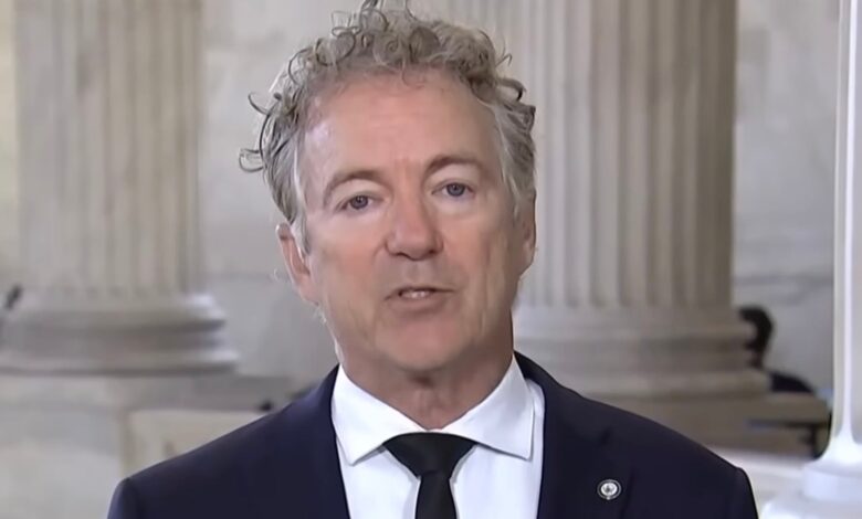 Rand Paul Splits With GOP on War Powers Resolution