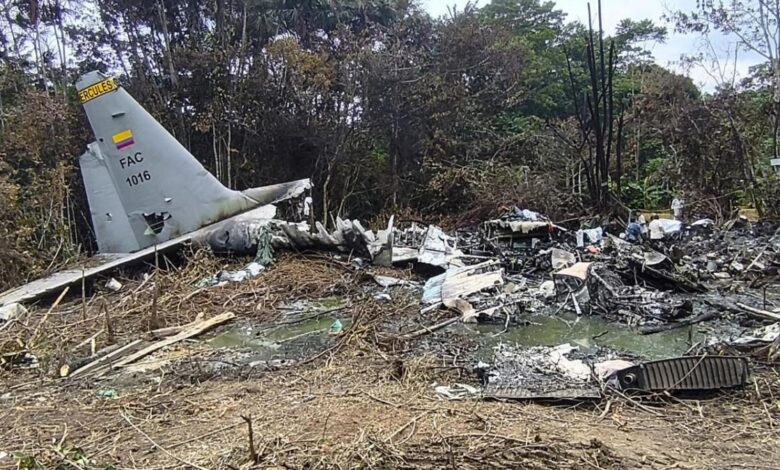 Revelan la causa del trágico accidente aéreo militar en Colombia