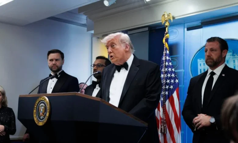 Trump exige acelerar su salón de baile en la Casa Blanca tras tiroteo