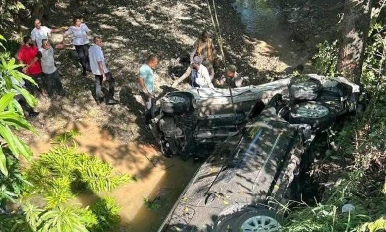 Choque del convoy presidencial en Maimón-Puerto Plata deja tres heridos