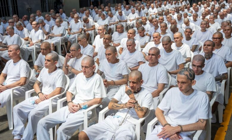 El Salvador’s mass show trial of 486 alleged MS-13 members sparks alarm