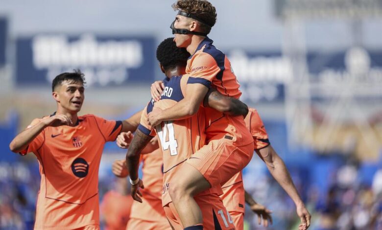 El Barça desactiva al Getafe y roza el título de Liga
