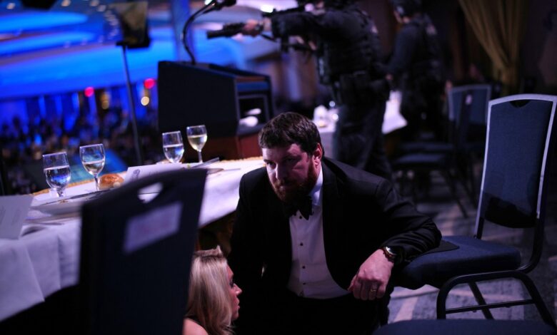 Trump evacuated after shots fired at Washington gala