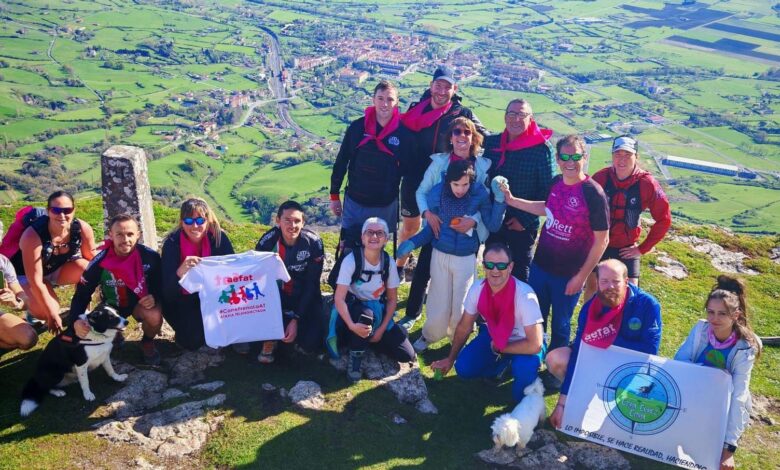 Ruta inclusiva con Zaloa: la fuerza del grupo conquista Txarlazo