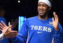 Sixers rookie VJ Edgecombe on Kelly Oubre Jr.: “Love” his role