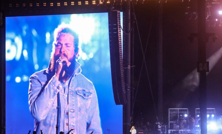 Post Malone ends Stagecoach 2026 set with pro-war anthem
