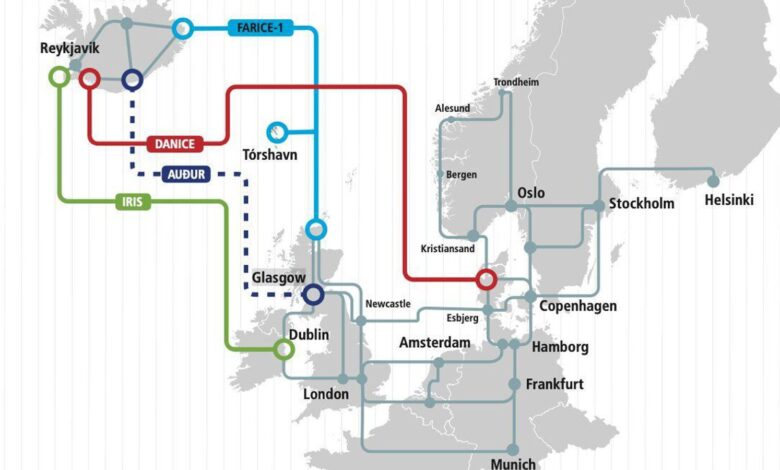 Nýr sæstrengur frá Skotlandi í bígerð: AUÐUR styttir leiðina milli Íslands og Evrópu