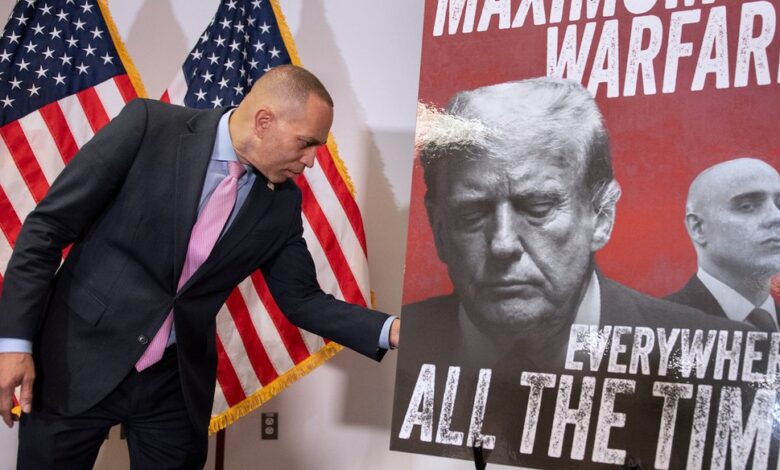 Hakeem Jeffries ‘maximum warfare’ comment—what he meant