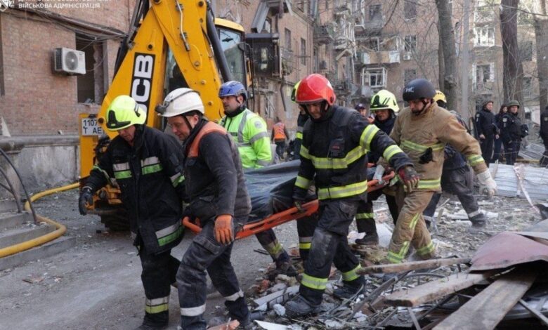 Russian strikes hit Ukraine, Odesa port damaged; five dead as drones intercepted