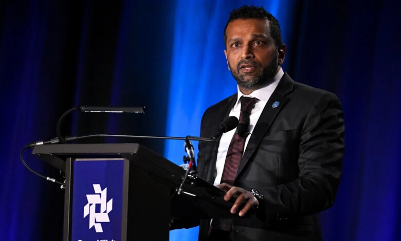 Kash Patel sues The Atlantic for 0 million over drinking claims