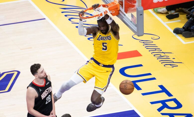 Deandre Ayton’s thankless work powers Lakers vs Rockets