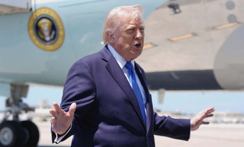 Trump Slams NYT Over Clark ‘No-Bid’ Deal for White House Ballroom