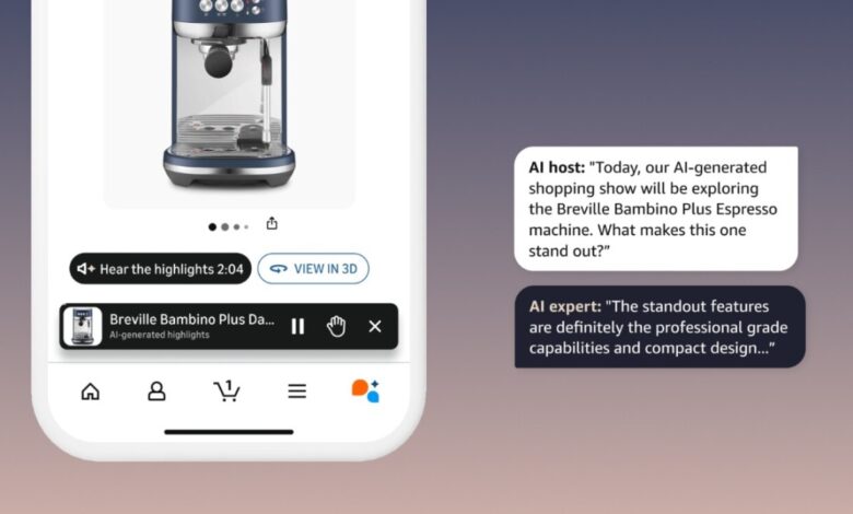 Amazon’s “Join the chat” brings AI audio Q&A to product pages