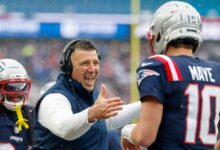 Drake Maye backs Patriots coach amid Vrabel turmoil