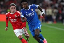 Benfica’s Prestianni suspended six games for homophobic slur in UCL