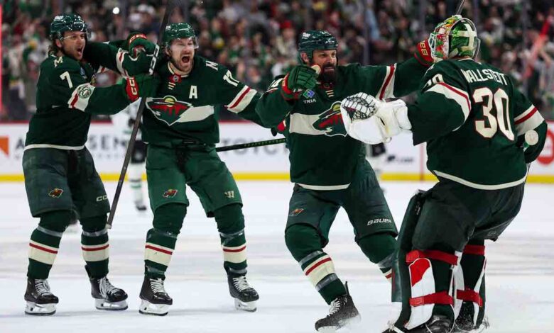 Boldy’s OT deflection lifts Wild past Stars—series tied 2-2