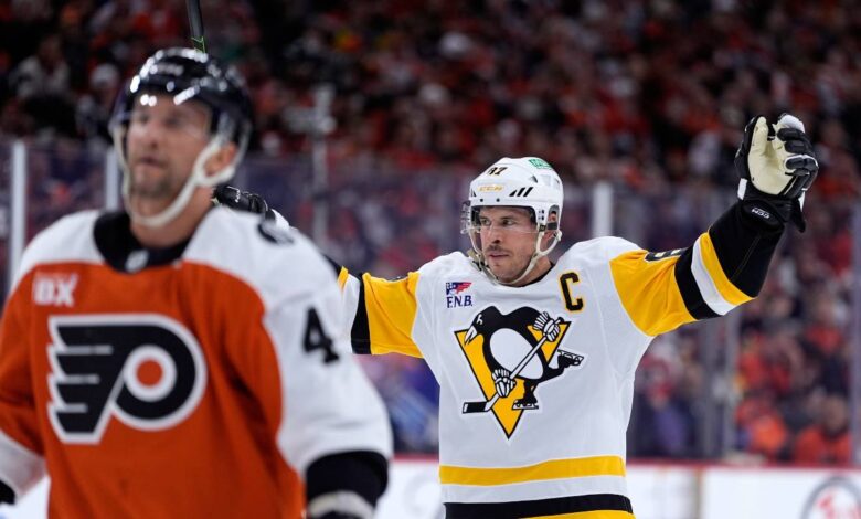 Penguins stave off sweep with Game 4 win over Flyers