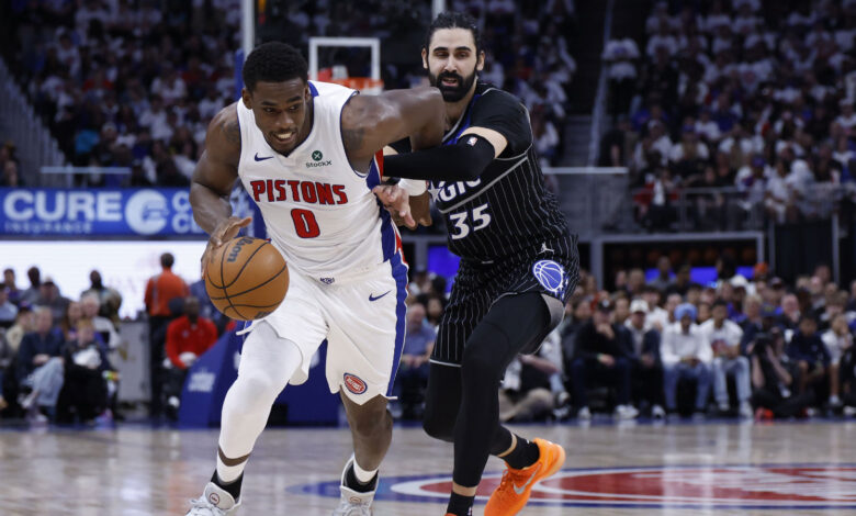 Jalen Duren struggle fuels Pistons panic as Magic close out Game 3