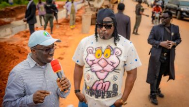 Eedris Abdulkareem Visits Edo, Praises Governor Okpebholo’s Road Projects