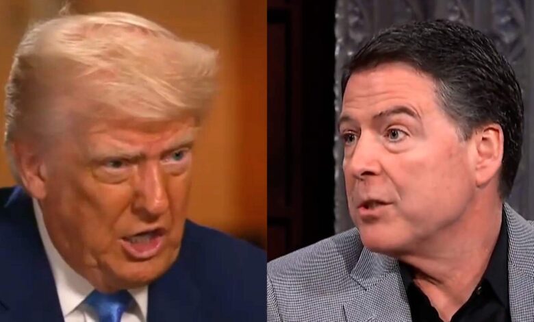 Trump Calls Comey a “Dirty Cop” Over “86 47” Threat Claim