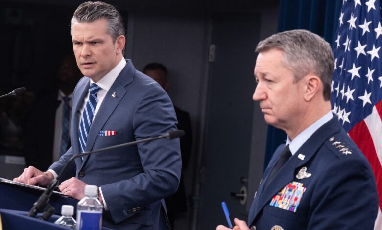 Hegseth, Caine testify on Iran war as Congress weighs .5T military budget