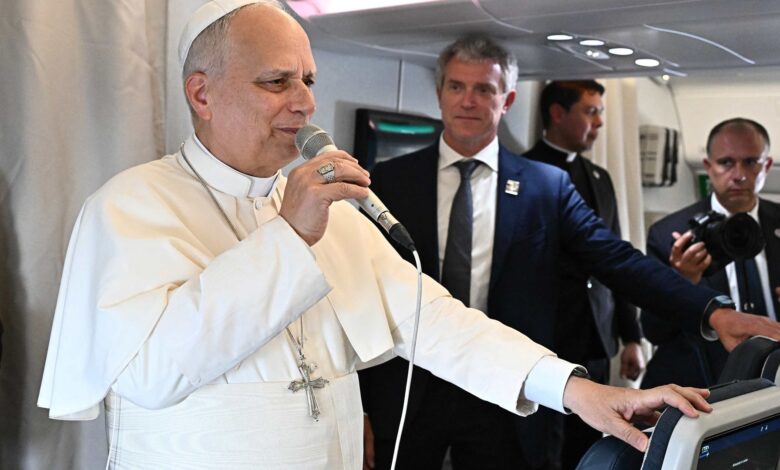 Pope Rejects Trump Feud Claims, Says Remarks Misread