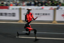 Humanoid robots beat human records at Beijing half-marathon